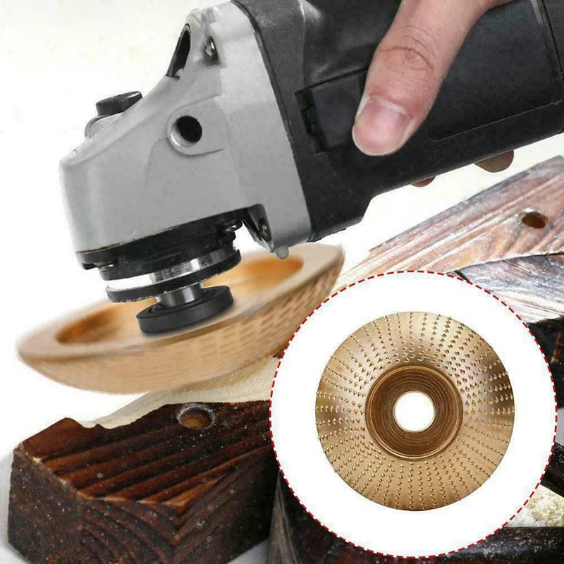 

85X16mm Angle Grinder Wood Grinding Wheel Sanding Shaping Carving Disc