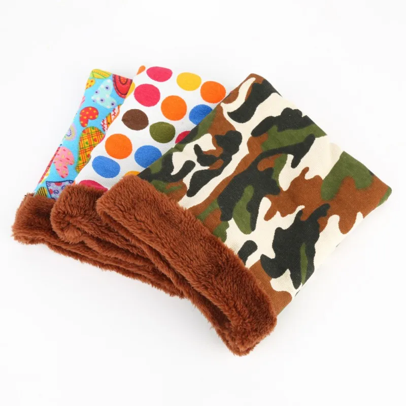 Теплая кровать хомяка домик мягкая плюшевая морская свинка крысиное гнездо