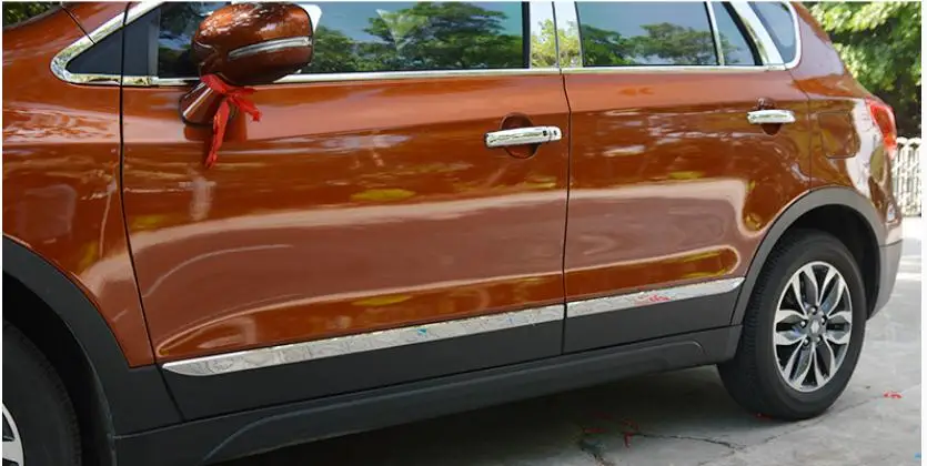 Высокое качество нержавеющая сталь обшивка тела полоса дверь анти трет подходит