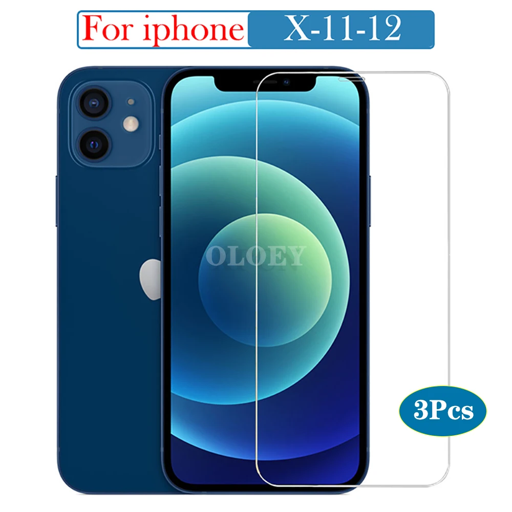 

Пленка из закаленного стекла для iphone11 12 pro max, стеклянный чехол для iphone11pro max 12 pro, Защита экрана для iphone xr x xs max, стекло