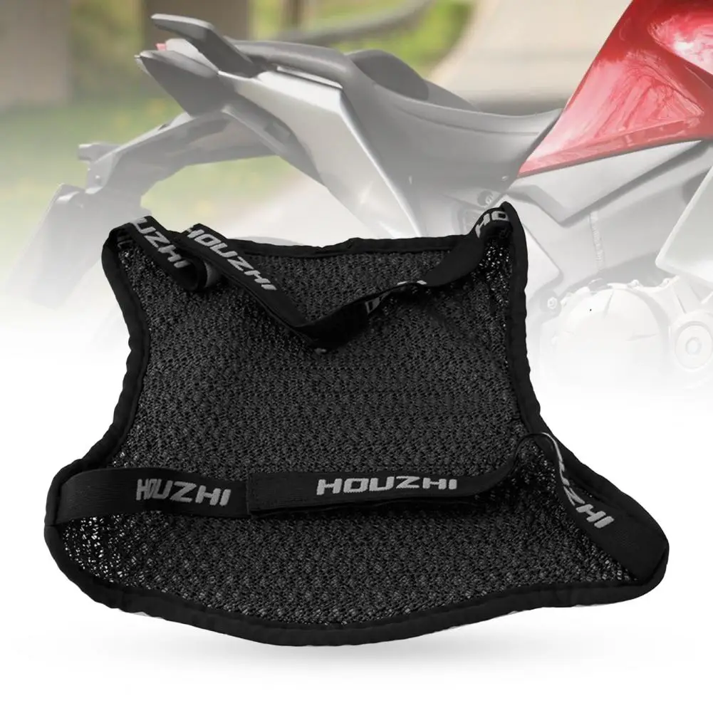 

Motorcycle Seat Cushion 3D Mesh Universal Black Anti-slip Motorcycle Seat Pad for Motorbike