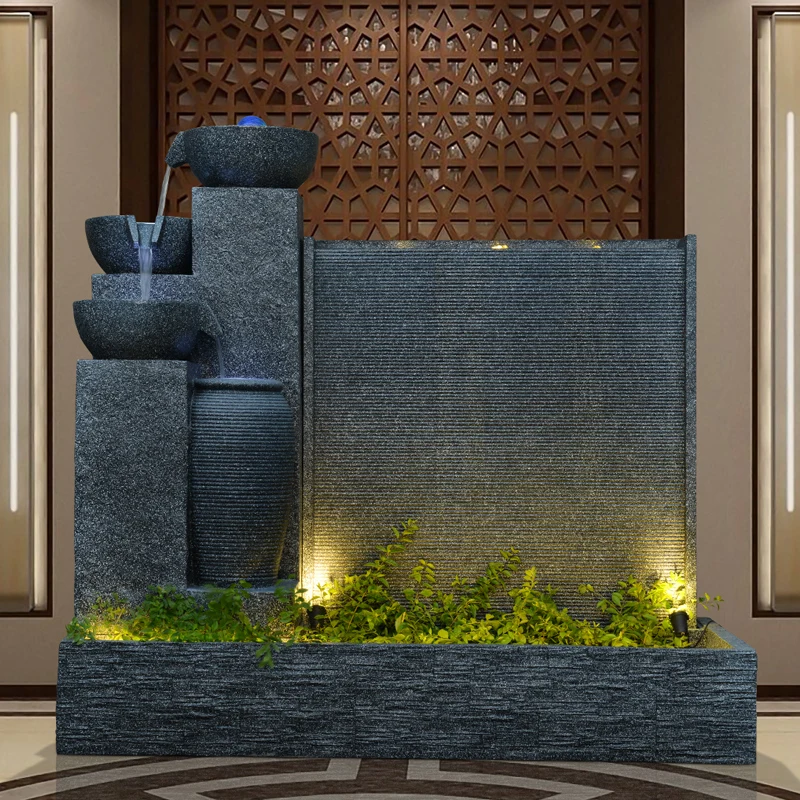 Пользовательский Европейский фонтан водная занавеска настенное украшение для