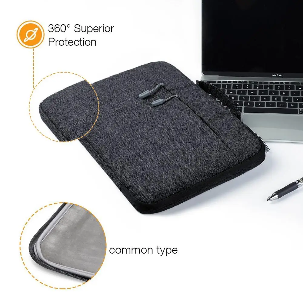 Megoo 15~ 15,6 дюймов чехол для ноутбука для microsoft Surface Book 2/Laptop 3 1", MacBook Pro 15" чехол для переноски с ручкой