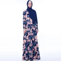 muslim malaysia dubai womens robe dress summer print egyptian long skirt a line skirt islamic oman elegant fashion long skirt