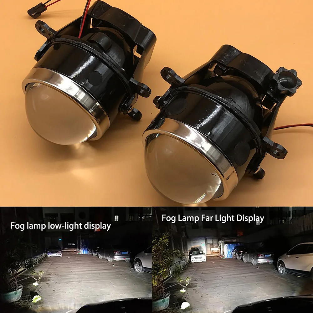 2 шт супер яркие линзы Противотуманные фары для Mitsubishi Pajero Sport/Montero Sport/Nativa/Prajero Dakar 9