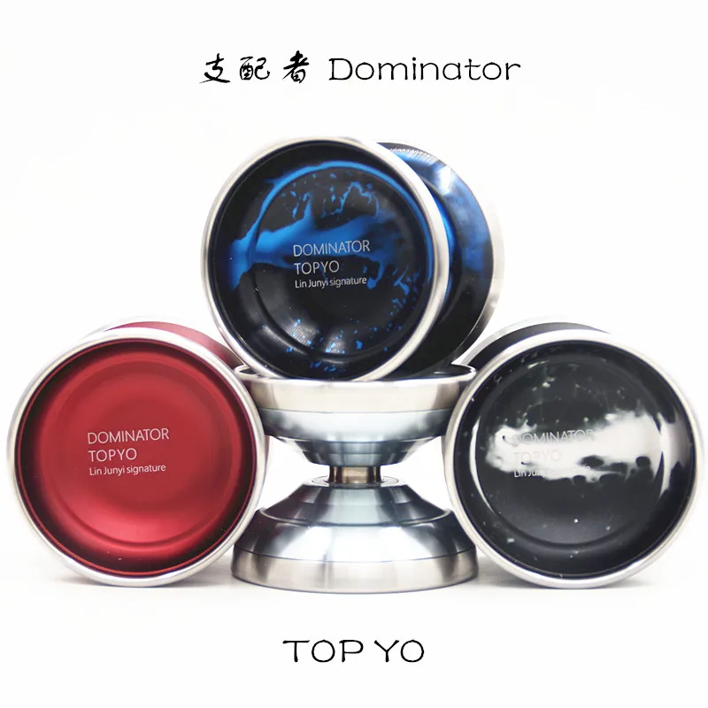 Новое поступление TOPYO Dominator йо-йо Линь Junyi подпись кольцо из нержавеющей стали