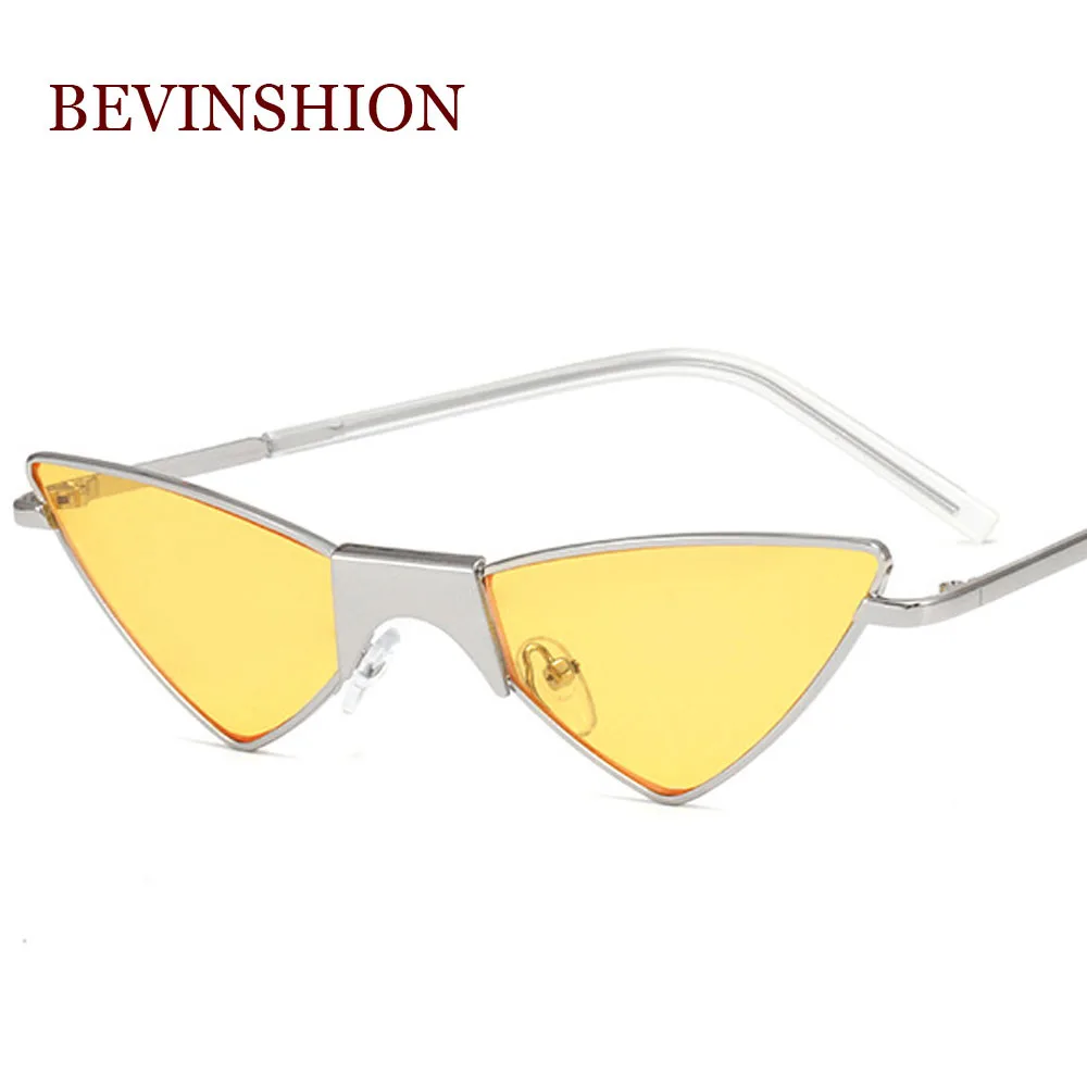 Очки солнцезащитные женские кошачий глаз брендовые винтажные ретро-очки в