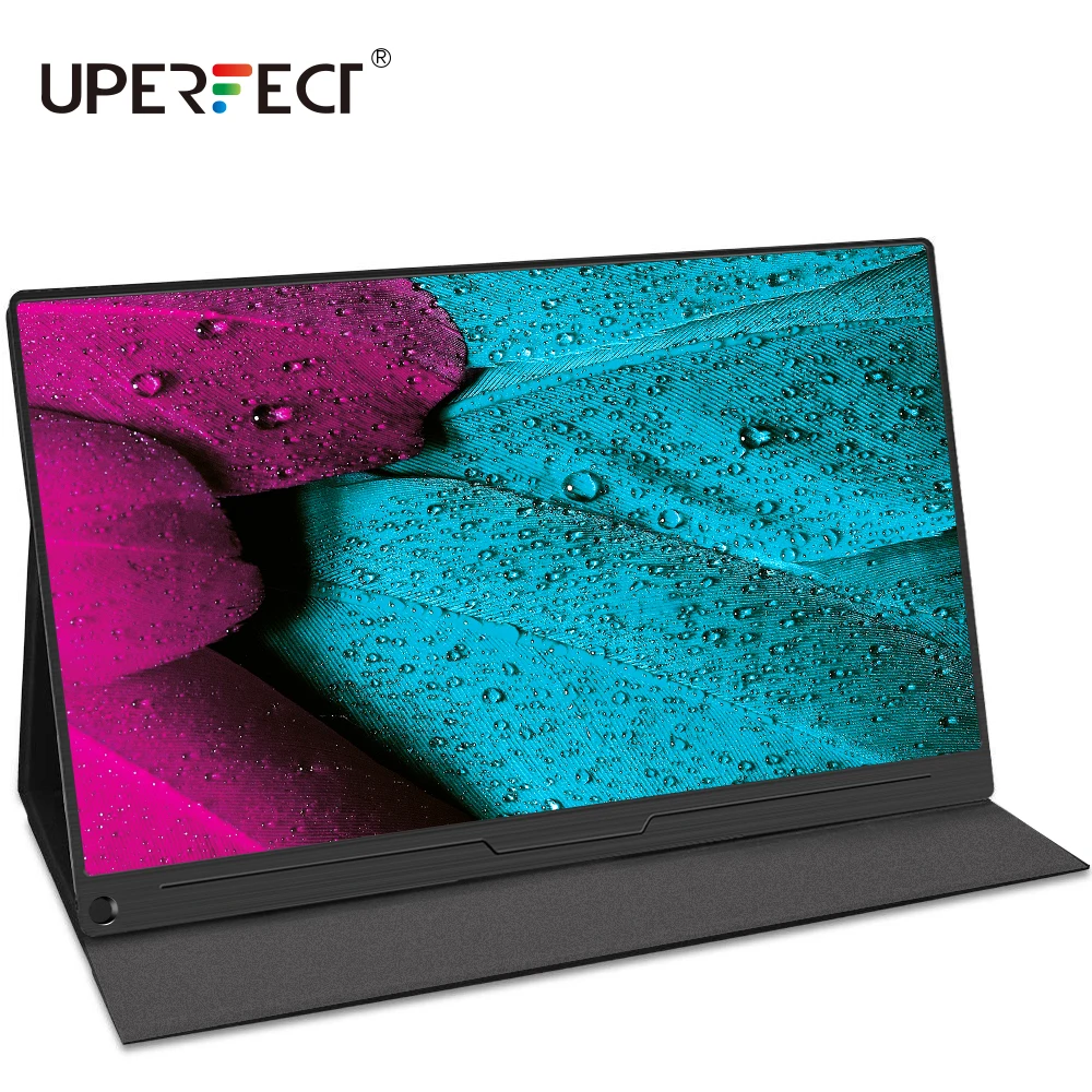 UPERFECT Portable Monitor 15.6 Inch IPS HDR 1920X1080 FHD Eye Care Screen USB C Gaming Player Dual Speaker Computer Display
