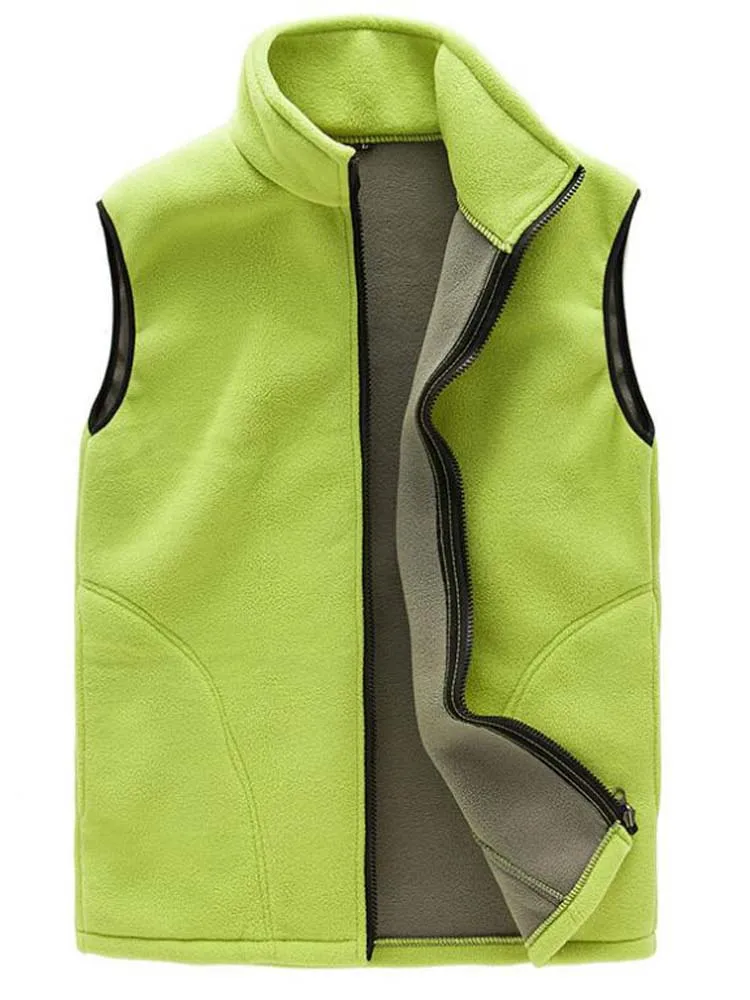 

women cashmere Autumn and winter outdoor and home sports and causal vest sleeveless outdoor Sweater waterproof fleece warm coat