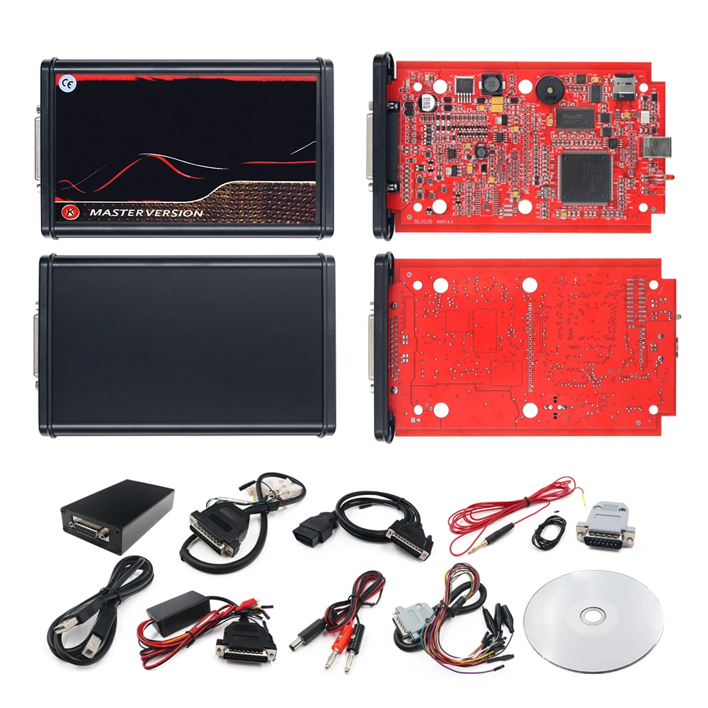 Ведущий программатор Kess 2 80 OBDII ECU V7.020 25 светодиодный 5 017 EU красный комплект для