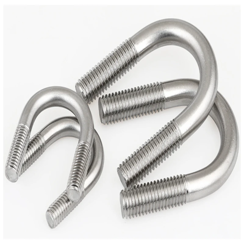 

1pcs M12*33-M12*480 stainless steel u-screw type bolt pipe clamp