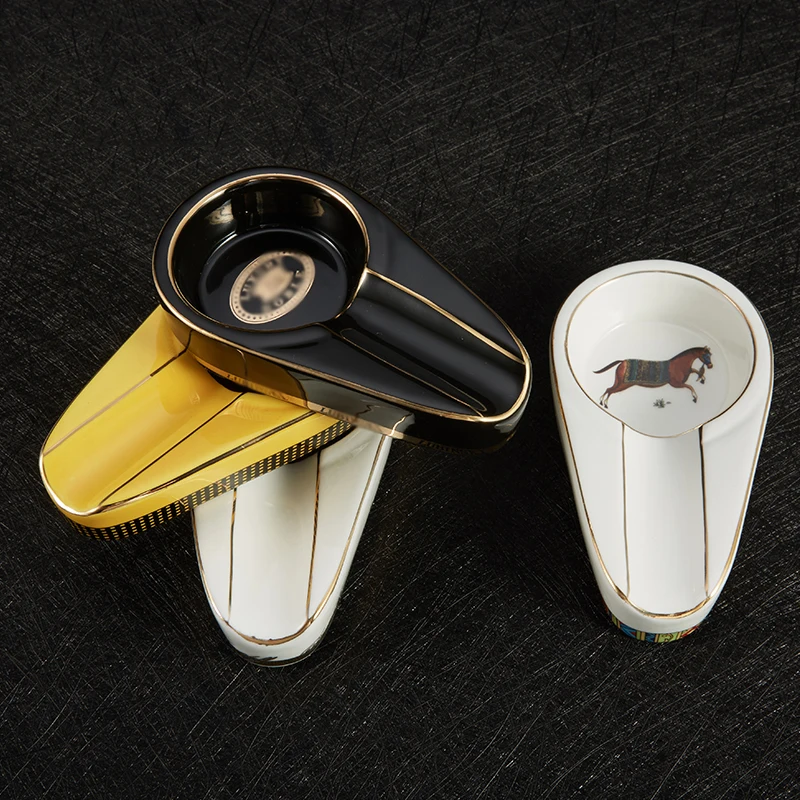 

Керамическая пепельница PITILLERA для сигар, мусорный контейнер для курения, универсальный размер, Офисная сигарета держатель для табака