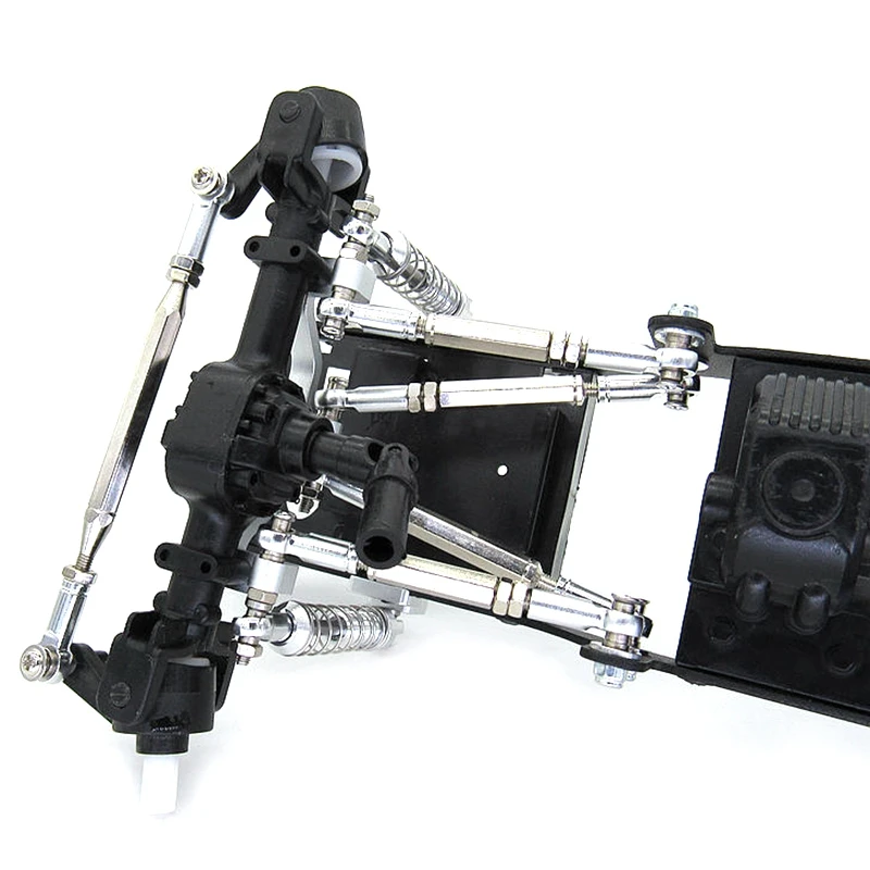 

2 Pcs RC Car Part: 1 Pcs 1060 60A Waterproof Brushed ESC Speed Controller & 1 Pcs Metal Chassis Pull Rod Steering Rod