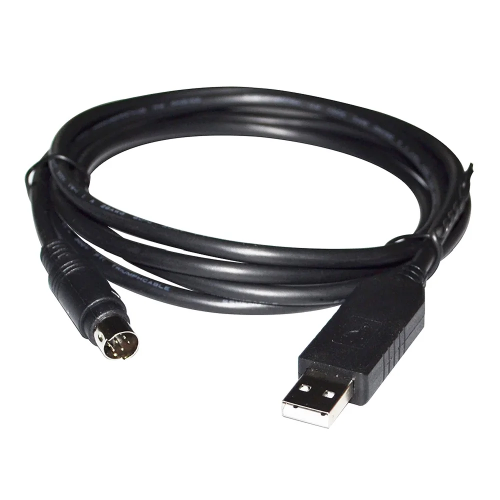 

FTDI USB TO MINI DIN 8P MD8 ADAPTER 1761-CBL-PM02 PLC PROGRAMMING CABLE FOR ALLEN BRADLEY AB MICROLOGIX 1000 1100 1200 1400 1500