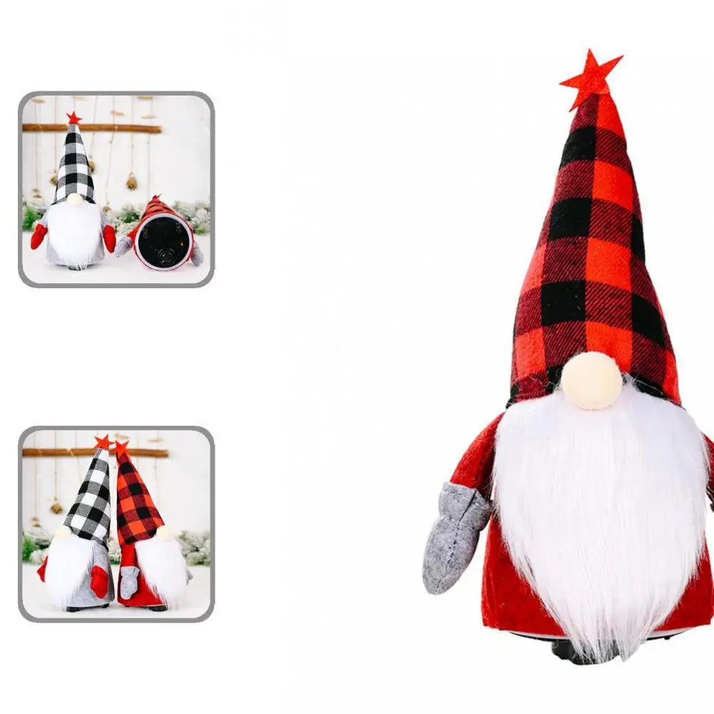 

Высококачественная электрическая безлицевая кукла-гном, украшения, легкий Рождественский гном, восхитительный для вечерние