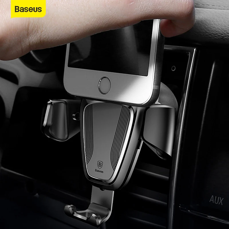Baseus мобильный телефон держатель Автомобильный гравитационный кронштейн
