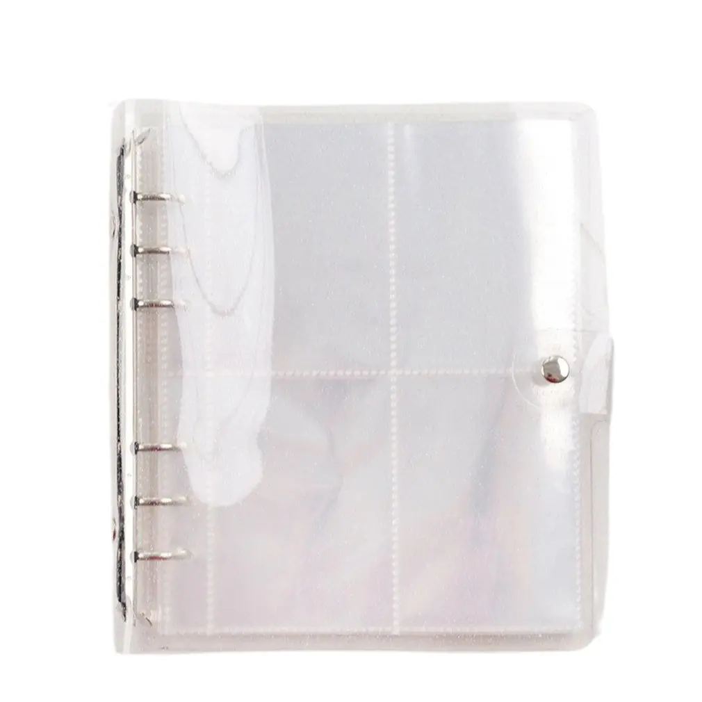 

Pockets PVC Portable Photo Album Jelly Color Album For Mini Name Card Album Photos Waterproof Photo Album