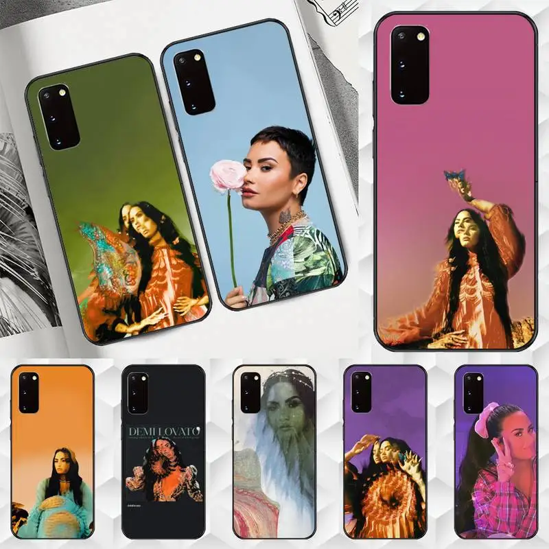 

LOVATO DANCING WITH THE DEVIL THE Phone Case TPU For Samsung S6 S7 S8 S9 S10 plus S20 S21 S30ultrs Fundas Cover coque