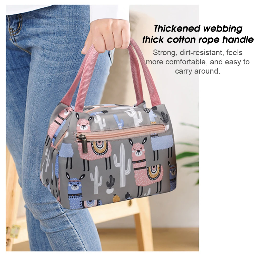 Термальность сумка для обеда Для женщин Еда свежий ланча напиток пикника