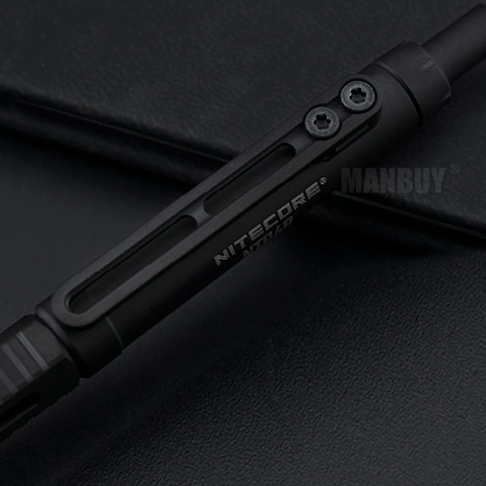 2024 Nitecore NTP48 механический карандаш из титанового сплава матовый черный глянцевый