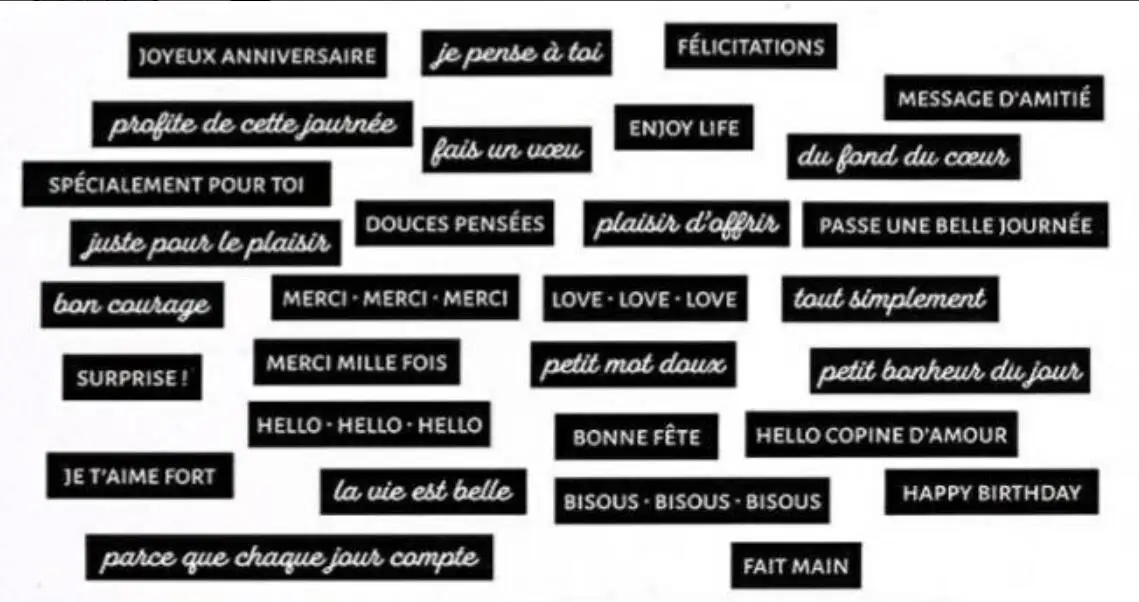 Бесплатная доставка Французский прозрачный штамп/печать для сделай сам