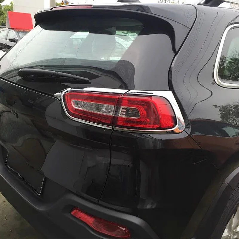 Для Jeep Cherokee KL 2014 2015 2016 2017 2018 хром головной светильник головка хвост задняя крышка