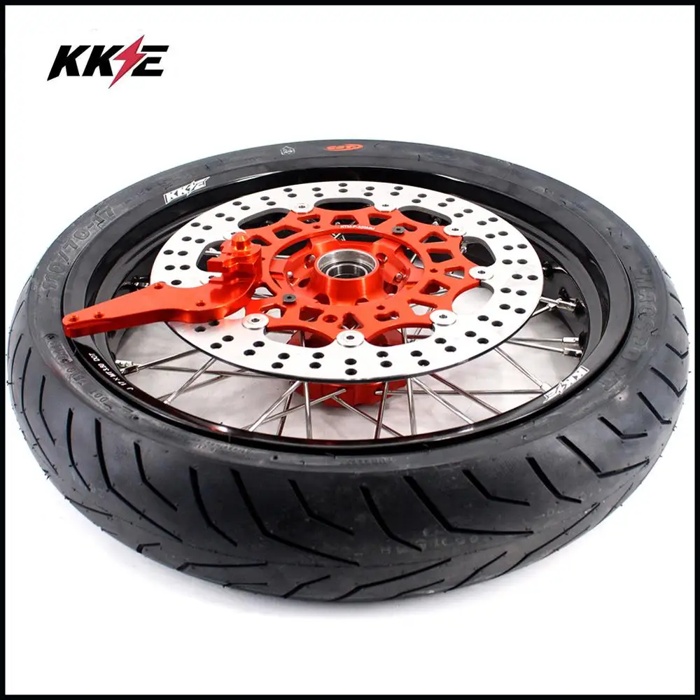 KKE 3,5/4,25 Super moto CUSH приводные колеса CST Набор шин для KTM EXC EXCF SX SXF XCW XCF 125-525cc 2003- Supermotard Rim