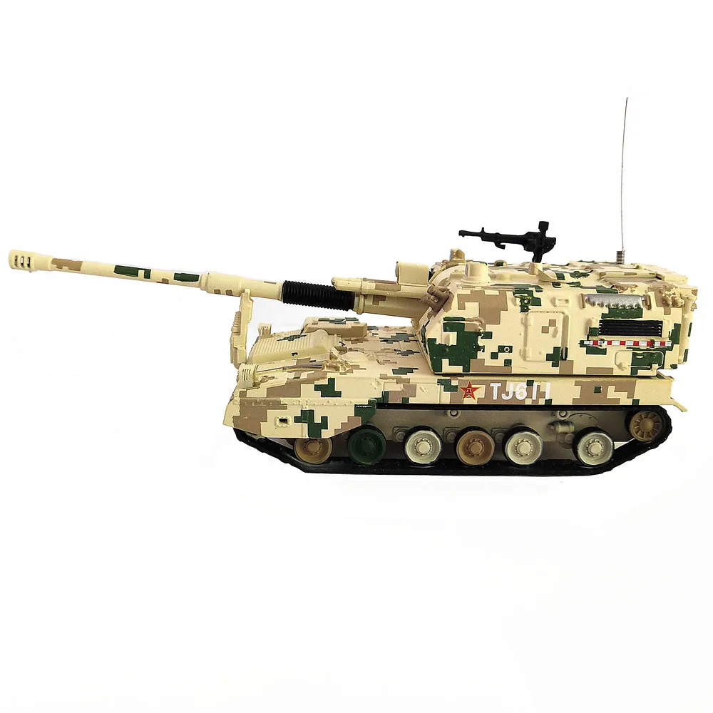 Modelo de tanque militar obitzer para ni&ntilde;os, juguetes fundidos a presi&oacute;n, escala 1/87, regalo de colecci&oacute;n-3