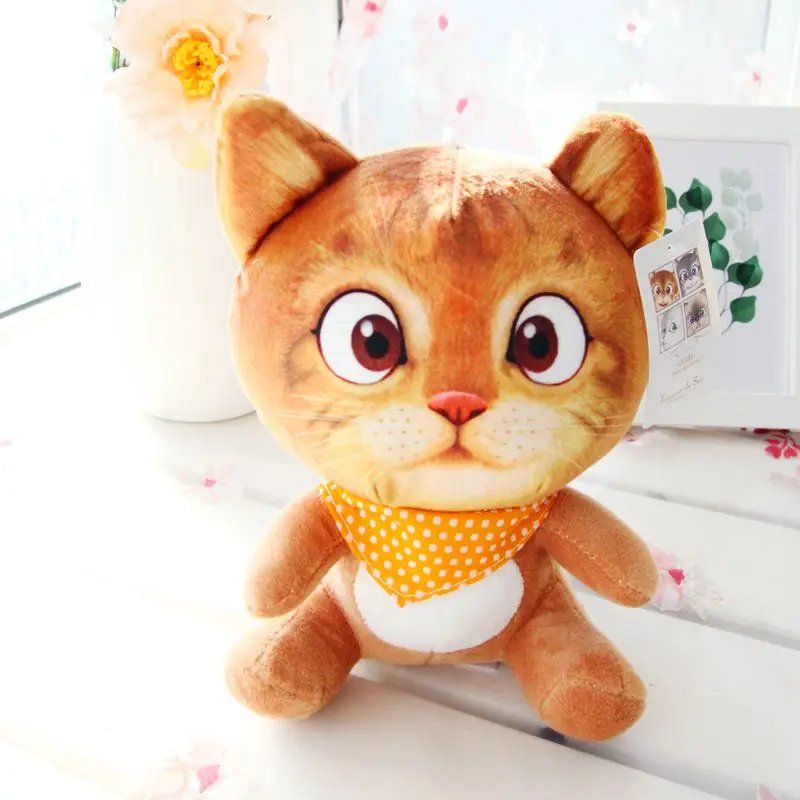 Нежная имитация кошечка милые плюшевые куклы маленькая кукла Китти детский