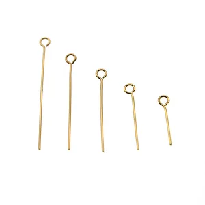 Глаз из нержавеющей стали, 100, шпильки с головкой, для изготовления ювелирных изделий, ожерелья, бисера, сережек, застежка, крючки, соединитель проводов, булавки иглы шт.