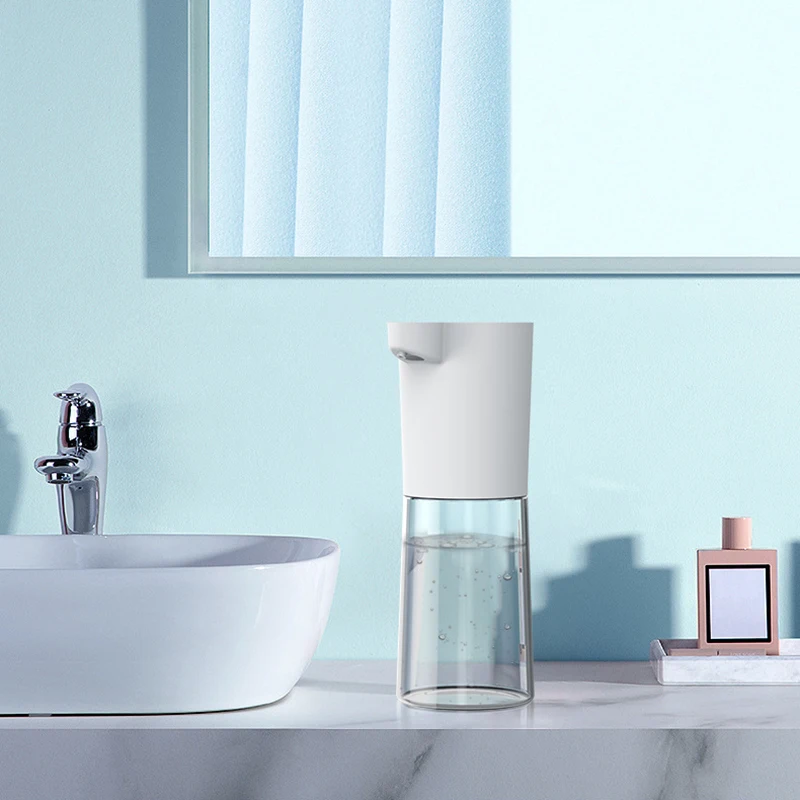 

Adjustable Automatic Soap Dispenser Touchless with Large Capacity Applicable for Kitchen Bathroom PUO88