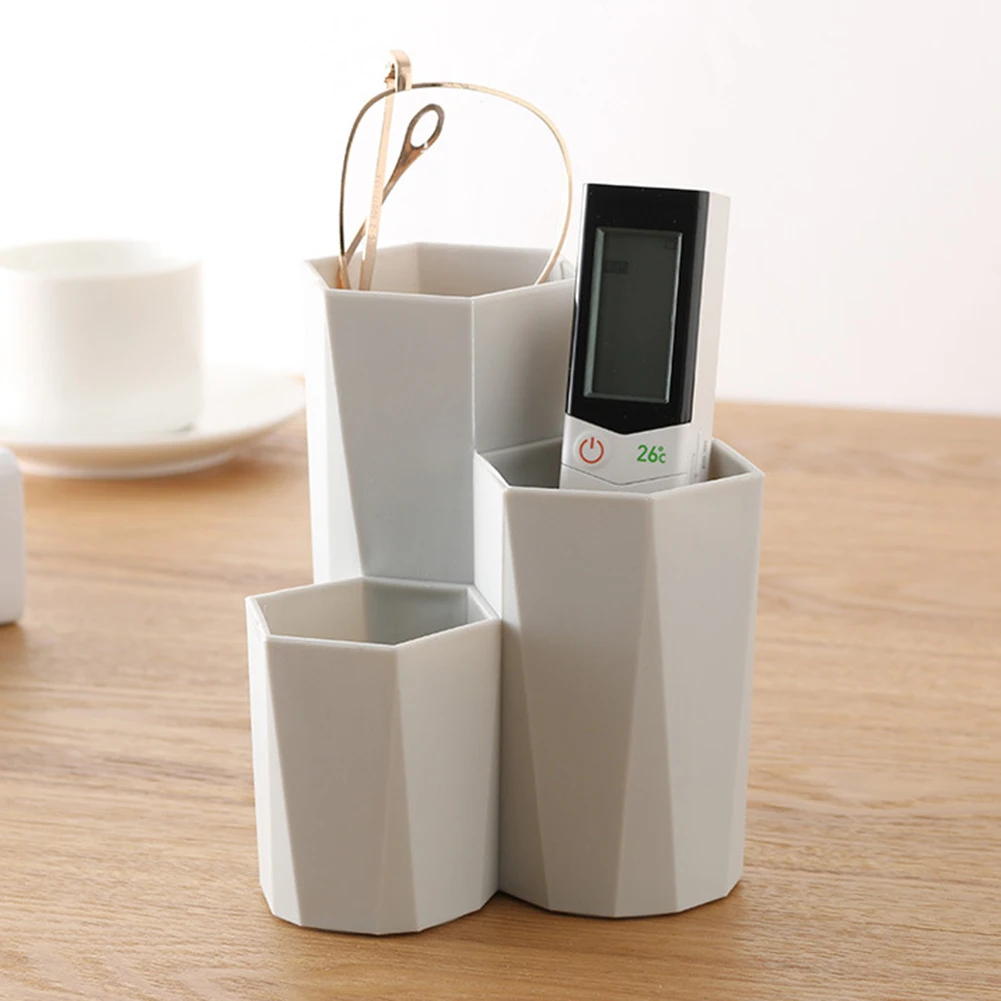 Пластиковый держатель для ручек 1 шт. настольный органайзер хранения косметики