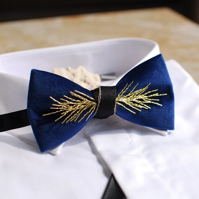 

bow tie for wedding party original design brand 2020 newest blue bowtie 01
