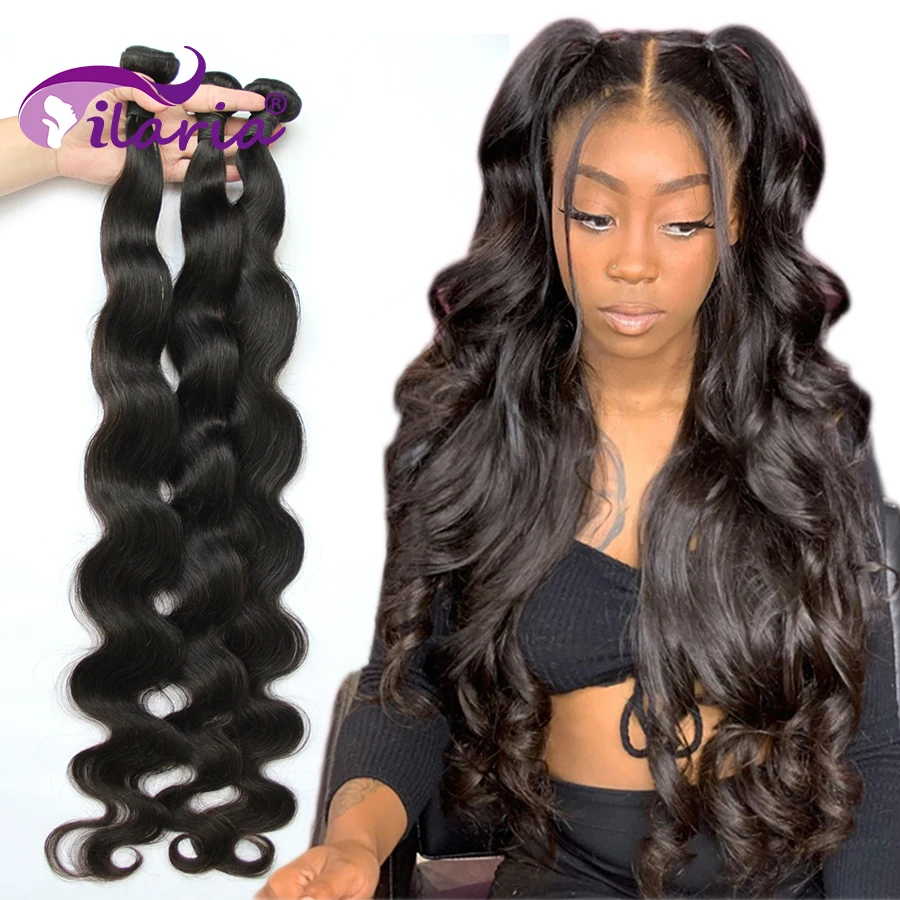 Queen hair бразильские волнистые волосы, для придания объема пряди Remy волнистые человеческие волосы для наращивания 1/3/4 пряди натуральных Цвет волос