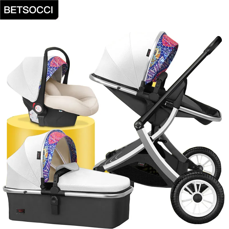 Stroller 2 in 1/3 in 1 high landscape can sit, recline, light, portable, foldable two-way stroller free shipping
