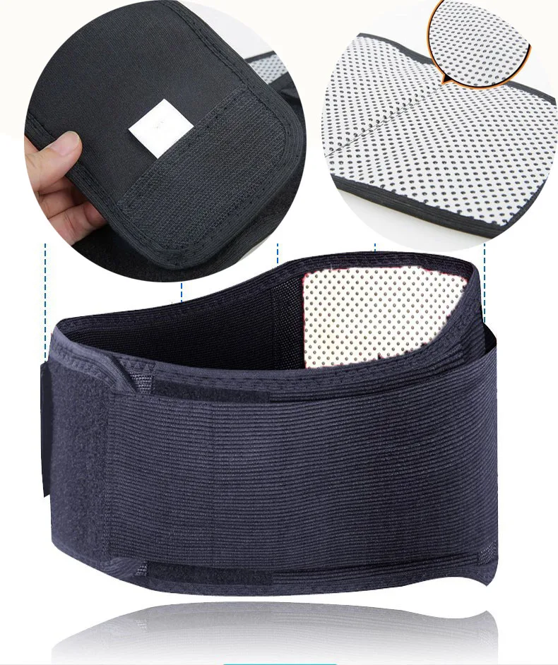 

Adjustable Waist Tourmaline Self heating Magnetic Therapy Back Waist Support Belt Lumbar Brace Massage Band Health Care corset