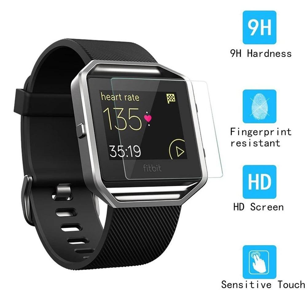 Закаленное стекло для смарт часов Fitbit Blaze 0 3 мм 2.5D высокое разрешение 9H