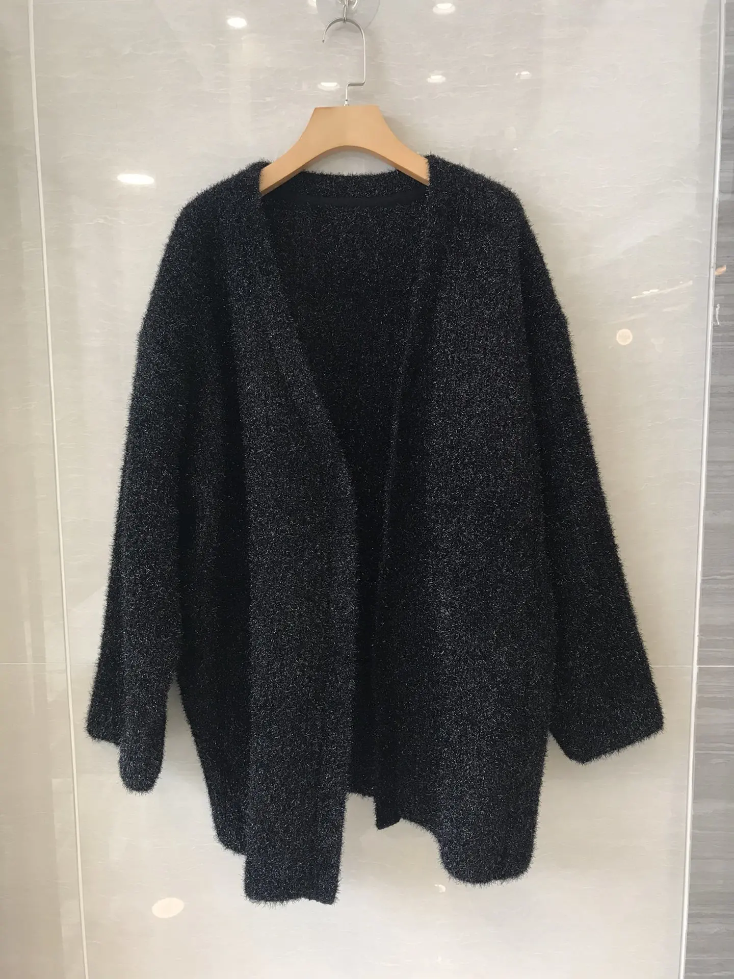 

fashion ladies 2023 new long sleeve sexy casual solid color lazy cardigan 1204