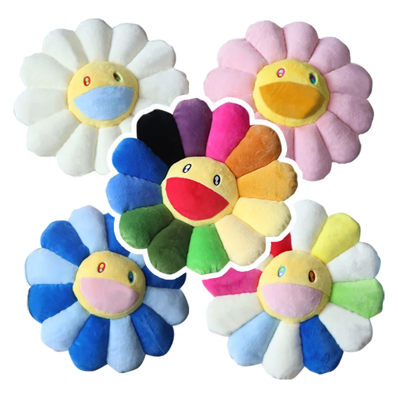 40/60 см Murakami подушка в виде подсолнечника мягкая Цветочная Мягкая кукла Kaikai Kiki