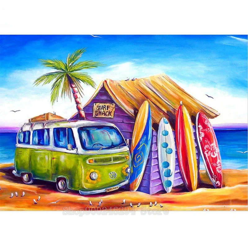 Набор для алмазной живописи FF1699 вышивки крестиком домашнего интерьера | Дом и сад