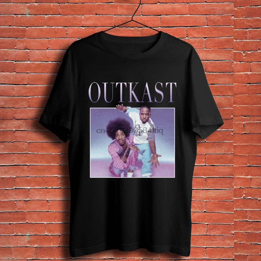 Винтажная ретро-футболка Outkast 90-х годов Новая повседневная мужская и женская