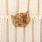 Персонализированные этикетки, бирки для одежды, деревянные этикетки, Персонализированные Бирки, вязаные этикетки, индивидуальное имя, ручная работа, ручная работа (TB1453)