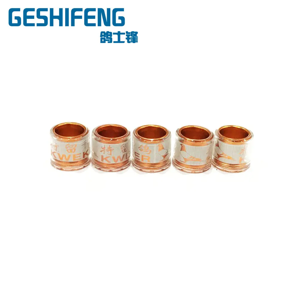 Geshifeng заказное алюминиевое кольцо для голубей с номером телефона|Дрессировка