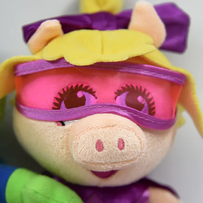 23 см Новая Милая маппетс маска для глаз Кермит Лягушка miss piggy мягкая плюшевая игрушка кукла