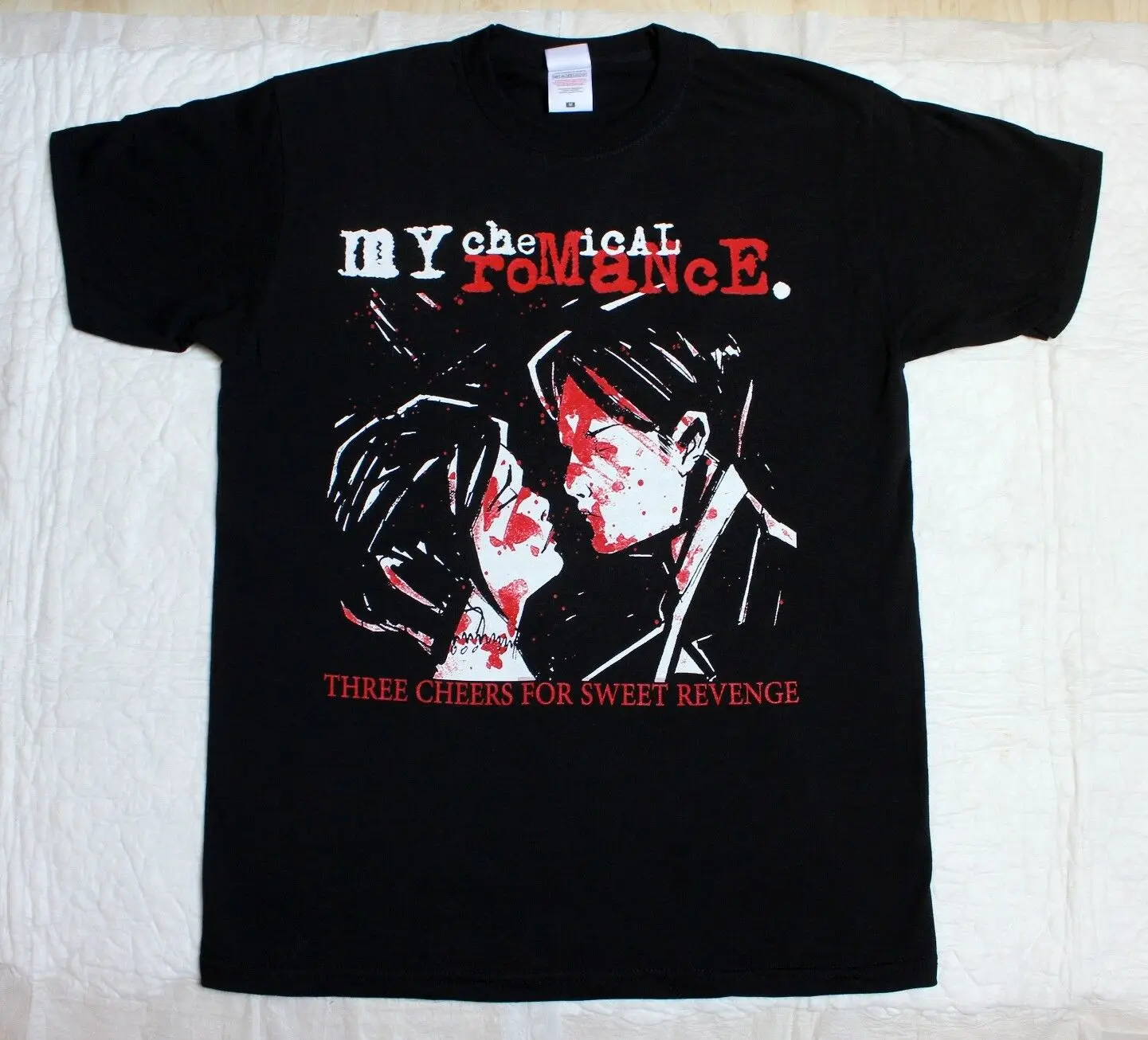 MY CHEMICAL ROMANCE THREE CHEERS FOR SWEET REVENGE Лонгслив под змеиную кожу футболка|Мужские футболки| |