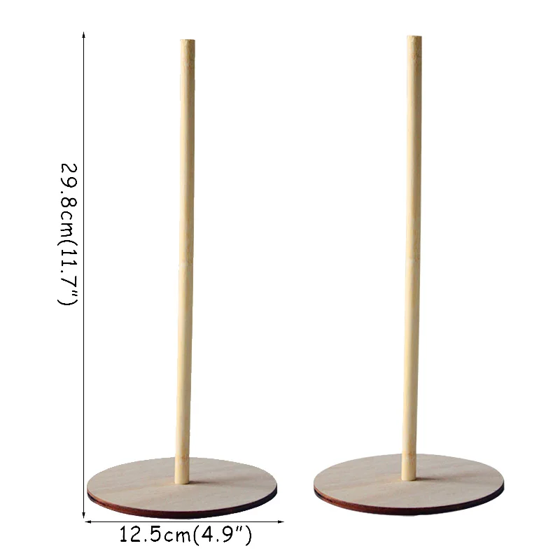 2set wooden stand 1 Набор деревянный пончик, настенная подставка, свадебное украшение, сделай сам, Пончик, подставка, держатель, Пончик, дисплей, настенная, для детского душа, для дня рождения, Декор - Цвет: 2set wooden stand