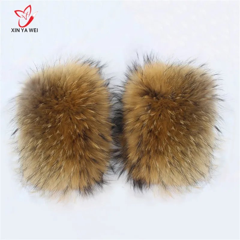 1 пара женские теплые однотонные плюшевые грелки на запястье из натурального