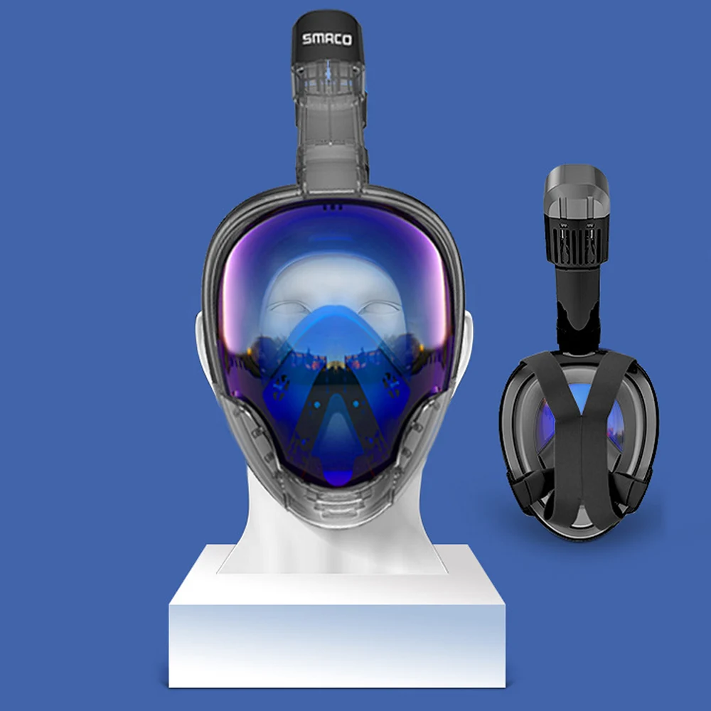 Маска для подводного плавания с полным лицом набор тренировочная маска камеры