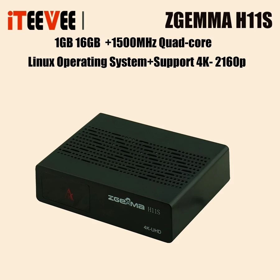 3 шт. Zgemma-Star ZGEMMA H11S DVB-S2X 4K UHD 2160P Поддержка спутниковый ТВ-приемник Система Linux H.264 и