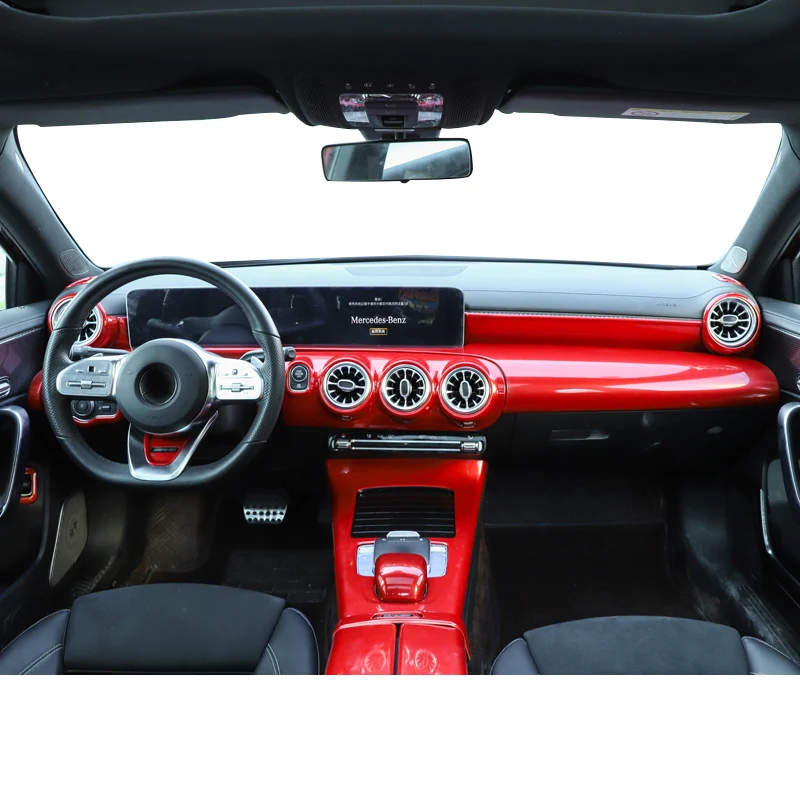 Lsrtw2017 для Mercedes Benz A Class W177 A200 A180 Центральная отделка вентиляционного отверстия